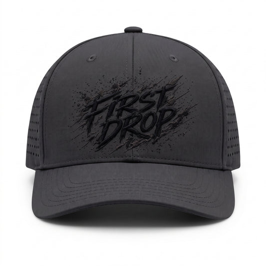 Dry-Fit Performance Hat | Charcoal | First Drop Apparel