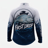 Tuskfish Drop Tail Shirt | Deep Blue | First Drop Apparel