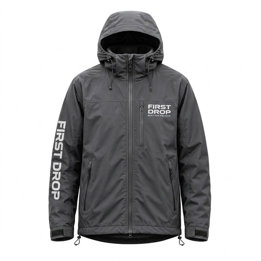 Tuskfish Waterproof Jacket | Steel Grey | First Drop Apparel