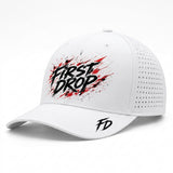 Dry-Fit Performance Hat | White | First Drop Apparel