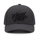 Dry-Fit Performance Hat | Charcoal | First Drop Apparel