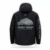 Tuskfish Waterproof Jacket | Stealth Black | First Drop Apparel