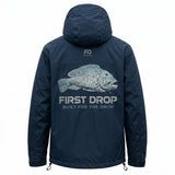 Tuskfish Waterproof Jacket | Ocean Blue | First Drop Apparel