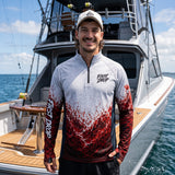 Red Emperor Performance Fishing Shirt | First Drop Apparel