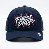 Dry-Fit Performance Hat | Navy | First Drop Apparel