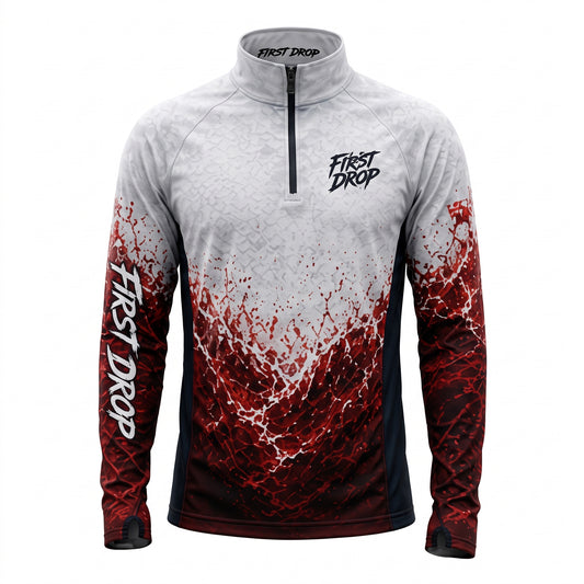 Red Emperor Performance Fishing Shirt | First Drop Apparel