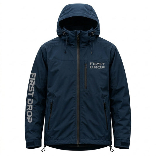 Tuskfish Waterproof Jacket | Ocean Blue | First Drop Apparel